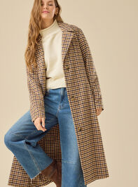 Katrina Plaid Overcoat - TULLABEE