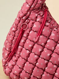 Proficient Floral Quilted Puffer Shoulder Bag Detail 2 - TULLABEE