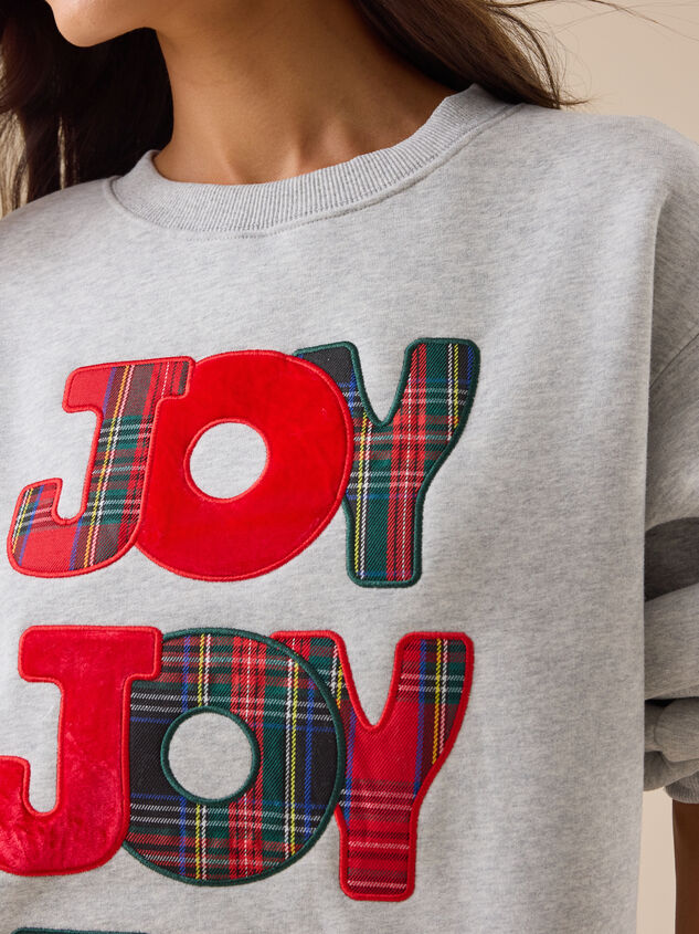 Joy Graphic Pullover Detail 3 - TULLABEE