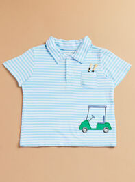 Ready To Golf Collared Shirt and Short Set Detail 3 - TULLABEE