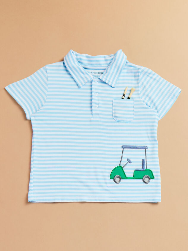 Ready To Golf Collared Shirt and Short Set Detail 3 - TULLABEE