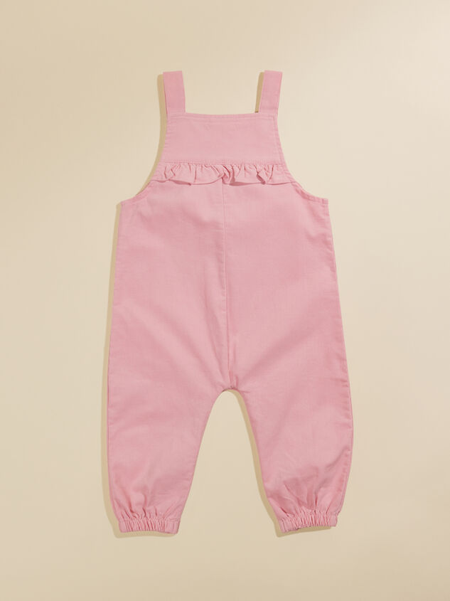 Jenna Ruffle Overalls Detail 2 - TULLABEE