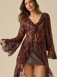 Rachel Ruffle Kimono - TULLABEE