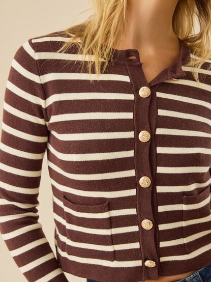 Katalina Striped Cardigan - TULLABEE