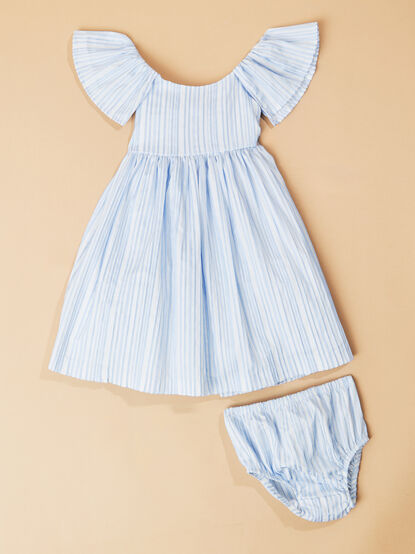 Emma Flutter Sleeve Toddler Dress - TULLABEE