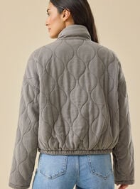 Besty Quilted Jacket Detail 5 - TULLABEE