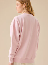 WWJD Floral Sweatshirt Detail 5 - TULLABEE