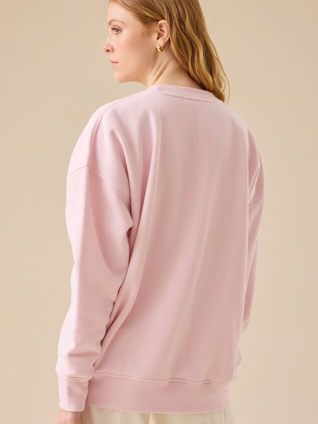 WWJD Floral Sweatshirt Detail 5 - TULLABEE