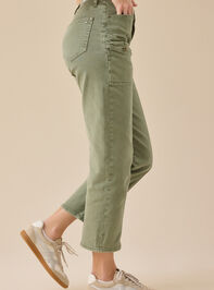 Jenna Washed Cargo Pant Detail 4 - TULLABEE