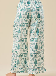 Kamila Satin Toile Sleep Pant Detail 6 - TULLABEE