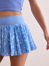 Going Pro Floral Pleated Skort Detail 4 - TULLABEE
