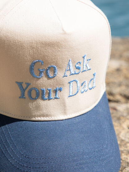 Go Ask Your Dad Trucker Hat - TULLABEE