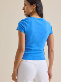 Outer Banks Baby Tee Detail 4 - TULLABEE