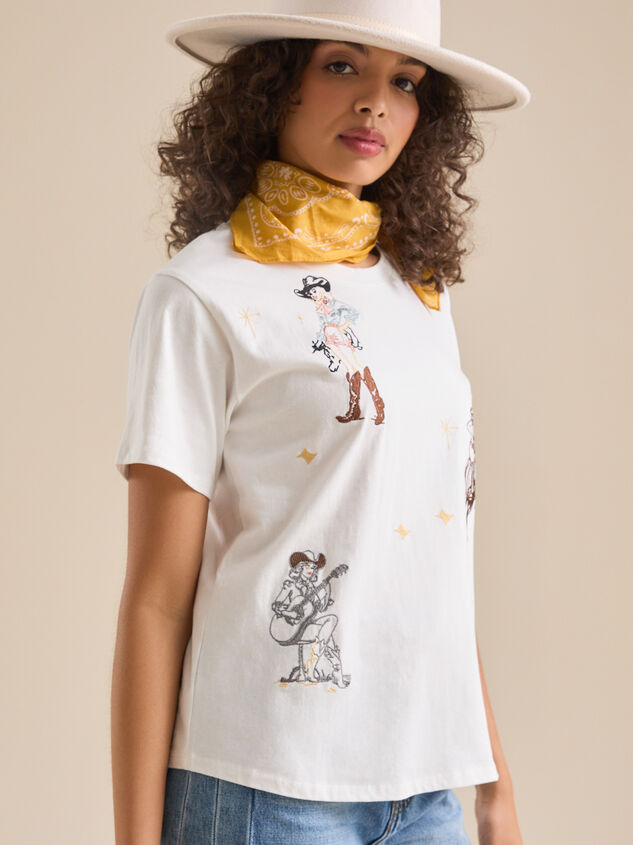 Rosie Embroidered Tee Detail 4 - TULLABEE
