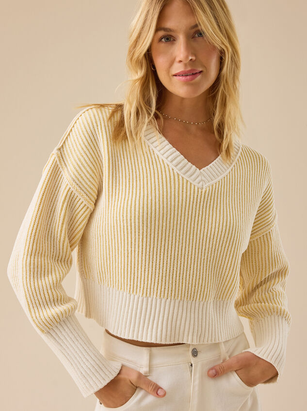 Ophelia Cropped Knit Sweater - TULLABEE
