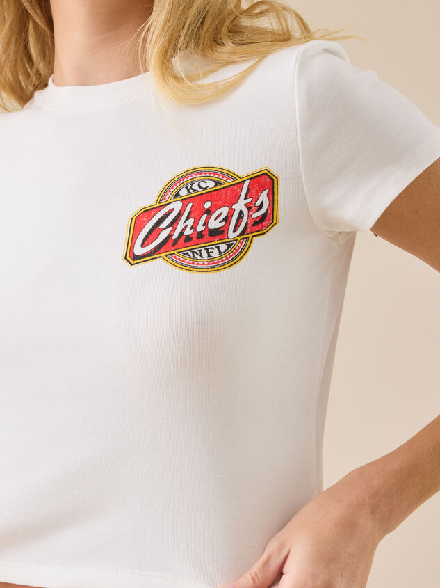 Chiefs Baby Tee Detail 5 - TULLABEE