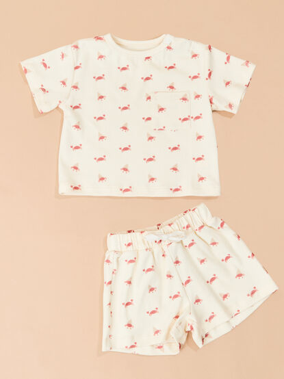 Cozy Crab Short Set - TULLABEE
