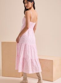 Maisie Eyelet Midi Dress Detail 5 - TULLABEE
