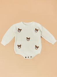 Bodie Bear Knit Bubble by Mudpie - TULLABEE