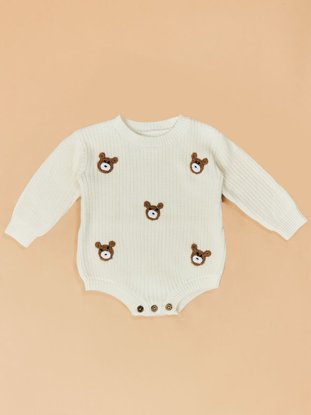Bodie Bear Knit Bubble by Mudpie - TULLABEE