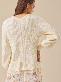 Violet Tie Front Cardigan Detail 4 - TULLABEE