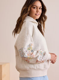 Champ Patchwork Hoodie Detail 4 - TULLABEE
