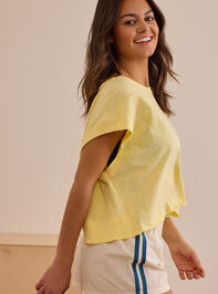 In Motion Circle Back Tee Detail 4 - TULLABEE