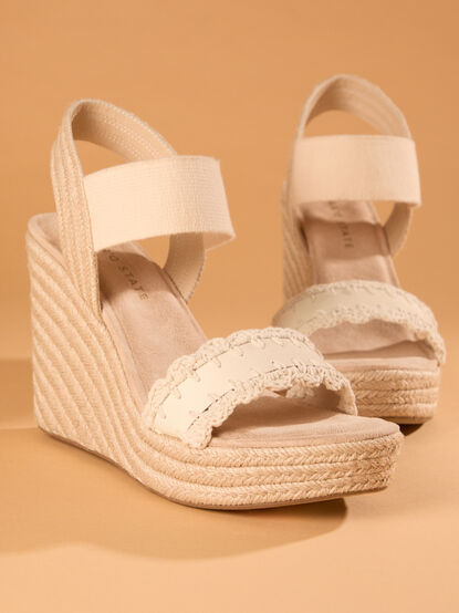 Cierrah Stitched Wedge - TULLABEE
