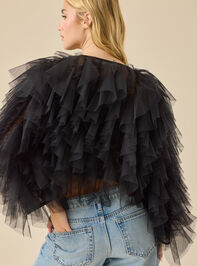 Tatiana Long Sleeve Ruffle Top Detail 5 - TULLABEE