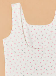 Evie Ditsy Floral Unitard Detail 3 - TULLABEE