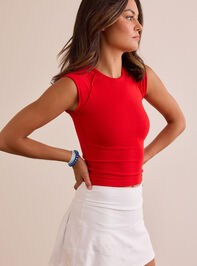 Crush It Ribbed Tee Detail 5 - TULLABEE
