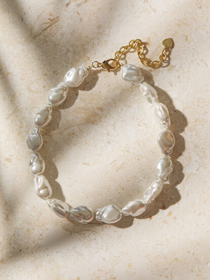 Baroque Pearl Choker - TULLABEE