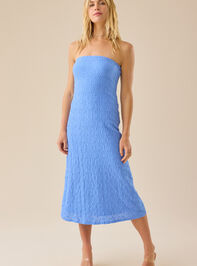 Claire Strapless Midi Dress Detail 2 - TULLABEE
