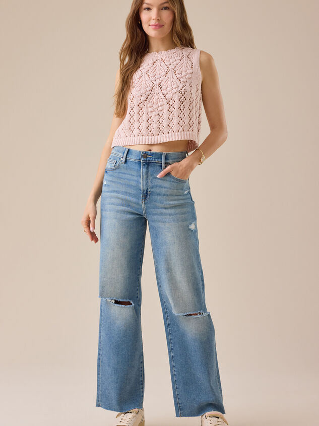 Rollins Straight Leg Jeans Detail 5 - TULLABEE