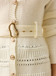Scout Belted Cardigan Detail 5 - TULLABEE