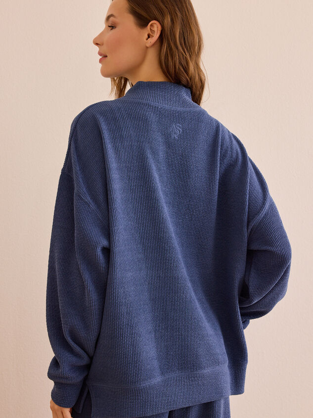 Balanced Ease Ribbed Mockneck Detail 5 - TULLABEE