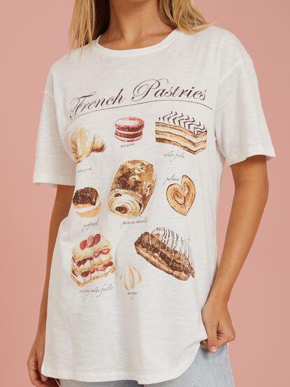 French Pastries Graphic Tee - TULLABEE