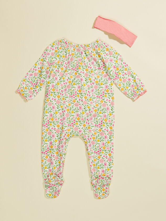 Christy Floral Sleeper by MudPie Detail 2 - TULLABEE