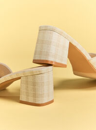 The Hattie Gingham Heel Detail 2 - TULLABEE