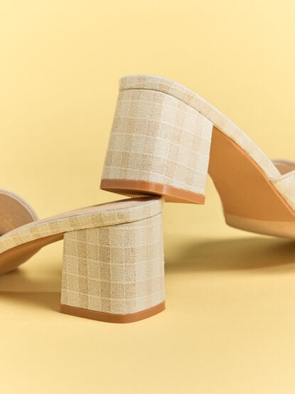 The Hattie Gingham Heel - TULLABEE