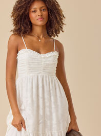 Hazel Ruched Front Maxi Dress Detail 3 - TULLABEE