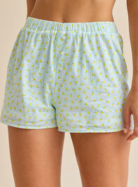Laurel Lemon Boxer Shorts Detail 2 - TULLABEE