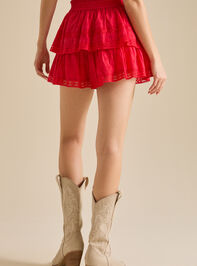 Raleigh Layered Lace Shorts Detail 5 - TULLABEE