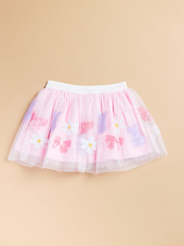 Bunny Bow Tutu Skirt Detail 3 - TULLABEE