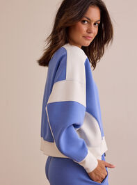 Supersoft Contrast Sweatshirt Detail 3 - TULLABEE