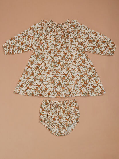 Illy Floral Dress And Bloomer Set - TULLABEE