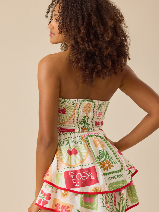 Alexis Strapless Romper Detail 7 - TULLABEE