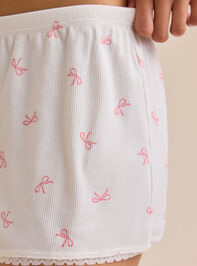 Stevie Bow Boxer Short Detail 2 - TULLABEE