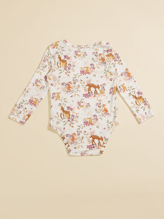 Floral Woodland Bodysuit Detail 2 - TULLABEE