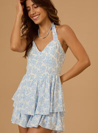 Amy Halter Floral Romper Detail 7 - TULLABEE